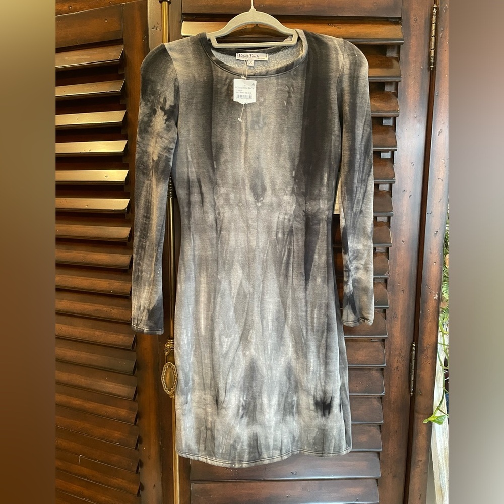 NWT Velvet Torch Los Angeles Body Con Soft Tie Dye *As Is Small - Picture 2 of 7